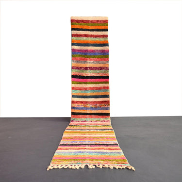 Vintage Runner Moroccan Rug 2.4 x 12.9 feet / 75 x 393 cm - Ettilux Home